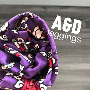 *NWT* Agnes & Dora soft & stretchy purple leggings